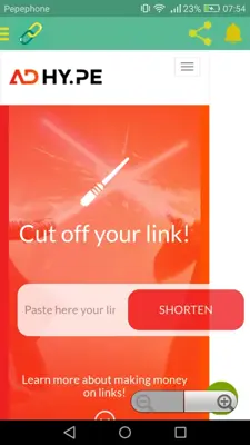 URL Shortener - Earn Money android App screenshot 3