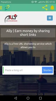 URL Shortener - Earn Money android App screenshot 4